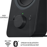 Logitech Z207 Sort Kabel & trådløs 5 W, PC-højttaler Sort, 2.0 kanaler, Kabel & trådløs, 5 W, Sort