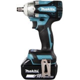 Makita Batteri-kombisæt DLX2533TJ, batteridrevet bore-/skruemaskine DDF489Z + batteridrevet slagboremaskine DTW300Z, 18 volt, Skruetrækker Blå/Sort