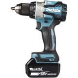 Makita Batteri-kombisæt DLX2533TJ, batteridrevet bore-/skruemaskine DDF489Z + batteridrevet slagboremaskine DTW300Z, 18 volt, Skruetrækker Blå/Sort