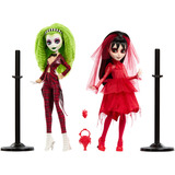 Mattel SKULLECTOR Beetlejuice Wedding Doll 2-Pack, Dukke Mode dukke, Hunstik, 6 År, Pige, 290 mm, 600 g