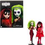Mattel SKULLECTOR Beetlejuice Wedding Doll 2-Pack, Dukke Mode dukke, Hunstik, 6 År, Pige, 290 mm, 600 g