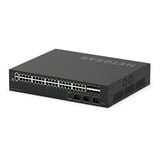 Netgear M4250-40G8XF-PoE++ Administreret L2/L3 Gigabit Ethernet (10/100/1000) Strøm over Ethernet (PoE) 2U Sort, Switch Sort, Administreret, L2/L3, Gigabit Ethernet (10/100/1000), Strøm over Ethernet (PoE), Stativ-montering, 2U