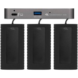 OWC OWCTB4HUB5P dockingstation Ledningsført Thunderbolt Grå, Docking station grå/Sort, Ledningsført, Thunderbolt, Grå, Space Gray, 40 Gbit/sek., Aluminium, Plast