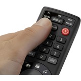 One for all Smart Control 5 fjernbetjening IR trådløs Lyd, Kabel, DTT, DVD/Blu-ray, Spillekonsol, Hjemmebiografsystem, IPTV, Media player, SAT, STB, TNT, TV, TV set-top-boks Tryk på knapper, Fjernbetjeningen Sort, Lyd, Kabel, DTT, DVD/Blu-ray, Spillekonsol, Hjemmebiografsystem, IPTV, Media player, SAT, STB,..., IR trådløs, Tryk på knapper, Sort