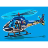 PLAYMOBIL City Action - Politihelikopter: Faldskærmsforfølgelse, Bygge legetøj 
