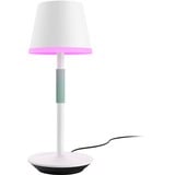 Philips Hue Go bærbar bordlampe Hvid, Philips Hue White and Color ambiance Go bærbar bordlampe, Intelligent bordlampe, Bluetooth, Hvid, LED, Metal, Ikke-udskiftelig pære(r)
