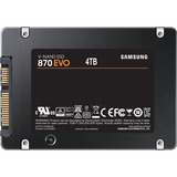 SAMSUNG 870 EVO 2.5" 4000 GB Serial ATA III V-NAND, Solid state-drev 4000 GB, 2.5", 560 MB/s, 6 Gbit/sek.