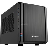 Sharkoon QB One Sort, Desktop boliger Sort, PC, Sort, Mini-ITX, 15 cm, 31,5 cm, 14,5 cm