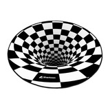 Sharkoon SKILLER SFM12 3D Vortex Floor Mat, Protective mat Sort/Hvid