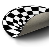 Sharkoon SKILLER SFM12 3D Vortex, Protective mat Sort/Hvid