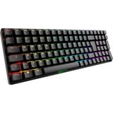 Sharkoon SKILLER SGK50 S2, Gaming-tastatur Sort, DE-layout, Gateron red