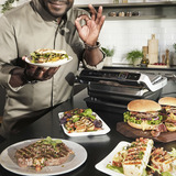 Tefal 7211003965, Kontaktgrill Sølv/Sort