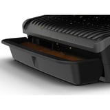 Tefal GC707D kontaktgrill Sølv/Sort, Sort, Rustfrit stål, Rektangulær, Grid, 600 cm², Tryktstøbt aluminium, 2000 W