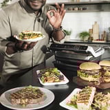 Tefal GC707D kontaktgrill Sølv/Sort, Sort, Rustfrit stål, Rektangulær, Grid, 600 cm², Tryktstøbt aluminium, 2000 W