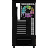 Thermaltake CA-1Y7-00M1WN-WS, Towerkabinet Sort/træ