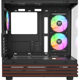Thermaltake CA-1Y7-00M1WN-WS, Towerkabinet Sort/træ