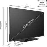 Toshiba 40QV3F63DAZ, QLED TV Sort