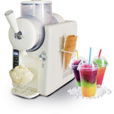 Unold 2in1-Slush und Softeismaschine Sofie 48950 2 L 150 W, Ismaskine Hvid, 2 L, LED, Hvid, 435 mm, 226 mm, 442 mm
