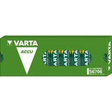 VARTA Ni-MH, 2100 mAh, AA Genopladeligt batteri Nikkel-Metalhydrid (NiMH), Batteri boks 2100 mAh, AA, Genopladeligt batteri, Nikkel-Metalhydrid (NiMH), 1,2 V, 2100 mAh, AA