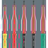 Wera Kraftform Kompakt VDE Big Pack 1, 26 dele, Skruetrækker Gul/Rød