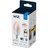 WiZ Kerte 4,9 W (svarende til 40 W) C37 E14, LED-lampe 9 W (svarende til 40 W) C37 E14, Smart pære, Hvid, Wi-Fi, E14, Flere, 2200 K