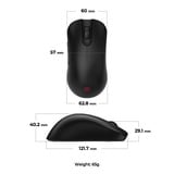 Zowie ZOWIE ZA13-DW mus Spil Højre hånd RF trådløst 3200 dpi, Gaming mus Sort, Højre hånd, RF trådløst, 3200 dpi, Sort