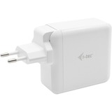 i-tec CHARGER-C60WT oplader til mobil enhed Hvid Indendørs Hvid, Indendørs, Vekselstrøm, 20 V, 3 A, Hvid