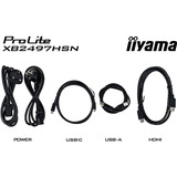 iiyama ProLite XB2497HSN-B1, LED-skærm Sort (mat)