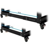 Alphacool Åbent rammeserverrack ES 19", Rack server kabinet Sort