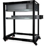 Alphacool Åbent rammeserverrack ES 19", Rack server kabinet Sort