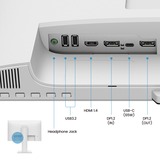BenQ GW2486TC computerskærm 60,5 cm (23.8") 1920 x 1080 pixel Fuld HD Hvid, LED-skærm Hvid, 60,5 cm (23.8"), 1920 x 1080 pixel, Fuld HD, 5 ms, Hvid