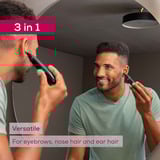 Beurer MN3X Præcisionstrimmer, Næse / Ohrenhaartrimmer Sort