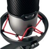 CHERRY UM 6.0 ADVANCED Sort, Sølv Bordmikrofon Sort/Sølv, Bordmikrofon, 24 Bit, 96 kHz, 120 dB, Kardioide/retningsuafhængig mikrofon, Ledningsført