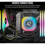 Corsair iCUE LINK H170i LCD Liquid CPU Cooler Renoveret, Vandkøling Sort