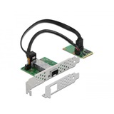DeLOCK 95267 interface-kort/adapter Intern SFP, Netværkskort Mini PCI Express, SFP, Fuld højde/halv længde