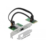 DeLOCK 95267 interface-kort/adapter Intern, Netværkskort Mini PCI Express, Fuld højde/halv længde