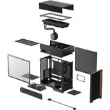 DeepCool CL6600, Towerkabinet Sort/træ