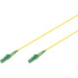 Digitus Fiberoptisk simplex patchkabel, singlemode, LC/APC - LC/APC Gul