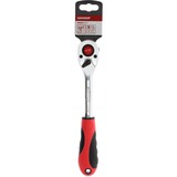 GEDORE rød 2K vendbar skraldenøgle 1/2", Zyklop Rød/Sort