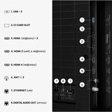 Hisense ULED 65E8S MiniLED, QLED TV Sort/mørk grå