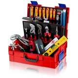 KNIPEX 00 21 19 LB E, Værktøjssæt Rød