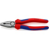 KNIPEX 03 02 200 Lineman's tænger tang, Kombination tænger Blå, Lineman's tænger, 1,6 cm, Stål, Vinyl, Blå/rød, 20 cm