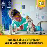 LEGO Creator Astronaut, Bygge legetøj Byggesæt, 9 År, Plast, 647 stk, 942 g