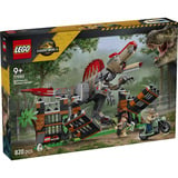 LEGO Jurassic World Flugt fra Spinosaurus, Bygge legetøj 
