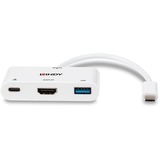Lindy 43340 USB grafisk adapter 3840 x 2160 pixel Hvid, USB hub Hvid, 3840 x 2160 pixel