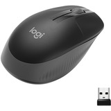 Logitech M190 mus Ambidextrous RF trådløst Optisk 1000 dpi Sort/antracit, Ambidextrous, Optisk, RF trådløst, 1000 dpi, Kul