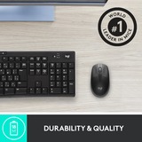 Logitech M190 mus Ambidextrous RF trådløst Optisk 1000 dpi Sort/antracit, Ambidextrous, Optisk, RF trådløst, 1000 dpi, Kul