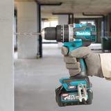 Makita Batteri slagboremaskine HP002GZ XGT, 40Volt, Slagborer skruemaskine Blå/Sort