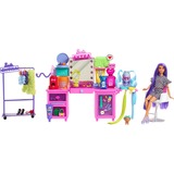 Mattel Extra Doll & Vanity Playset, Dukke Mode dukke, Hunstik, 3 År, Pige, Flerfarvet