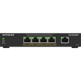 Netgear GS305EP Administreret L2/L3 Gigabit Ethernet (10/100/1000) Strøm over Ethernet (PoE) Sort, Switch Sort, Administreret, L2/L3, Gigabit Ethernet (10/100/1000), Fuld duplex, Strøm over Ethernet (PoE)